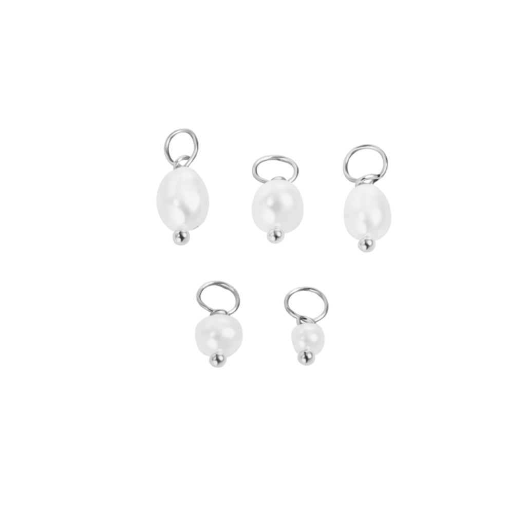 MINI PEARLY - charm SILFRAÐ