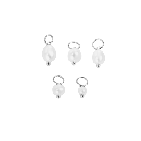MINI PEARLY - charm SILFRAÐ