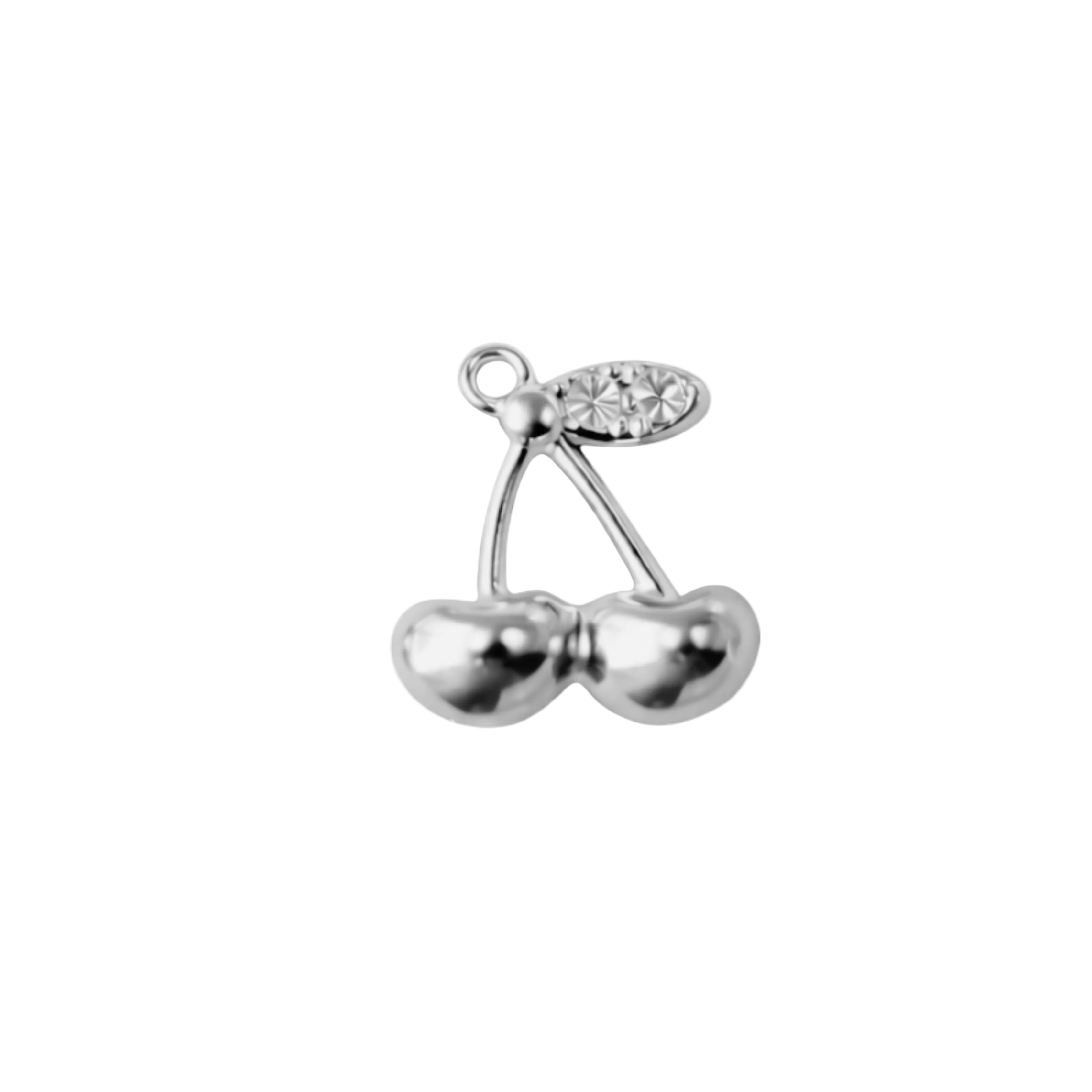 SPARKLE CHERRY charm - SILFRAÐ