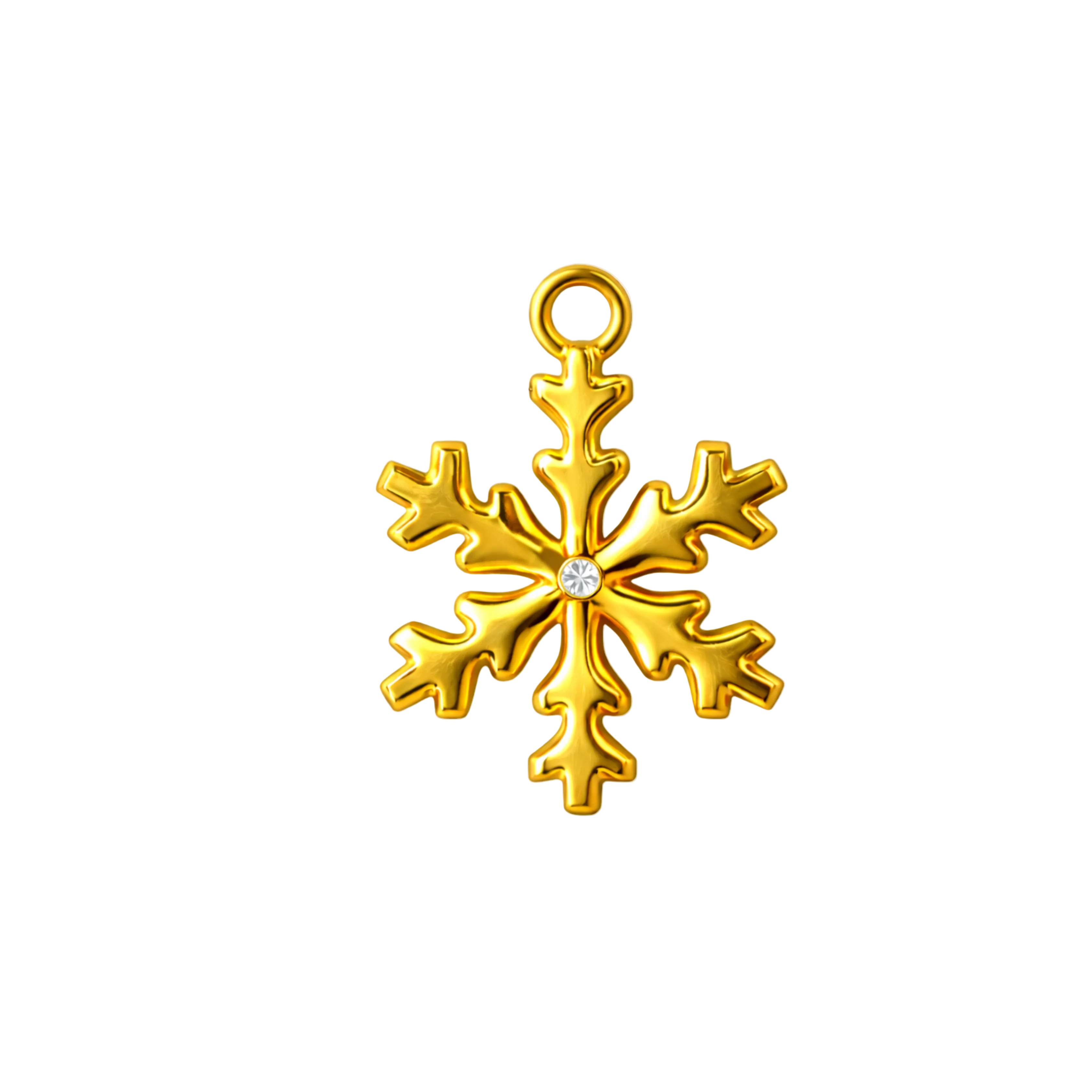 SNJÓKORN charm - GYLLT