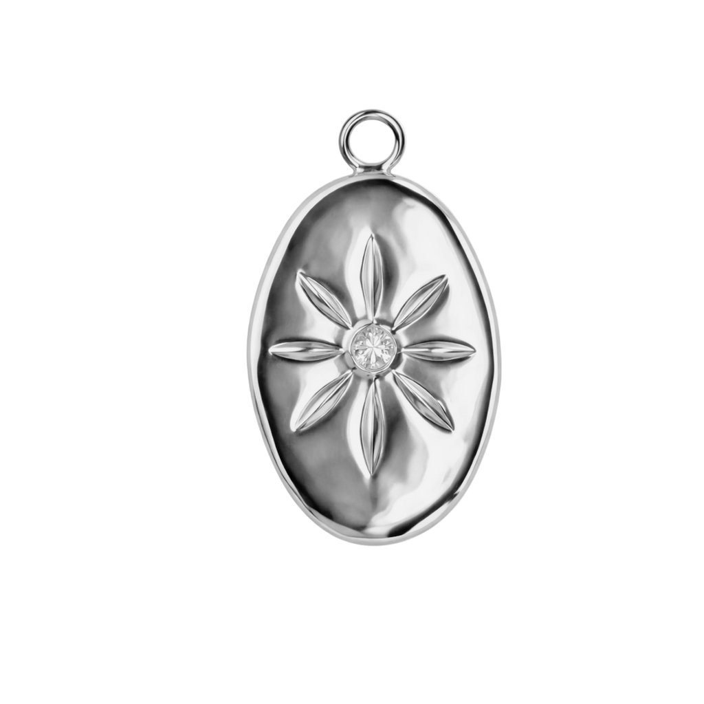 SAND DOLLAR charm  - SILFRAÐ