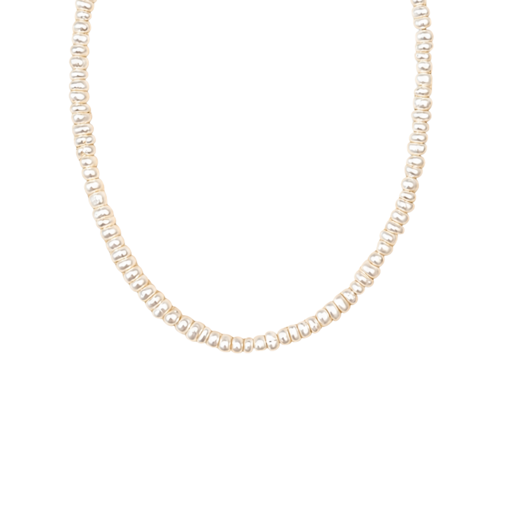 COASTAL PEARL hálsmen GYLLT - MIDI