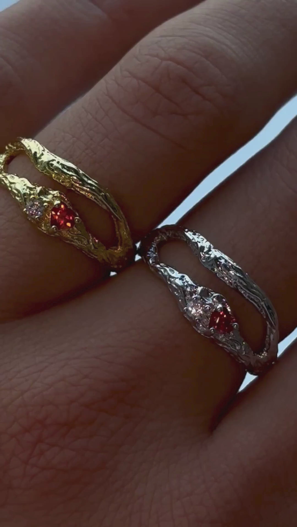 BE MINE hringur SILFRAÐ